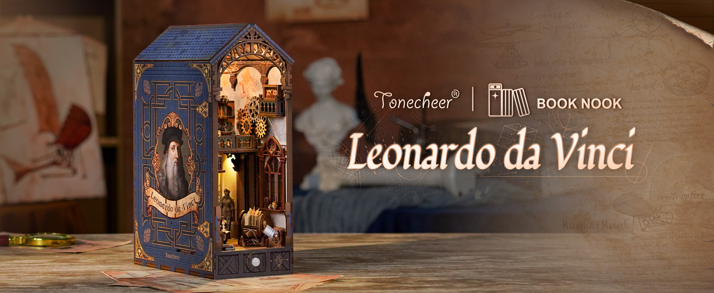 Amazon.com: Tonecheer DIY Book Nook Kit for Adults, 3D Puzzle